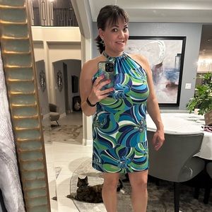 Trina Turk NWT halter dress.